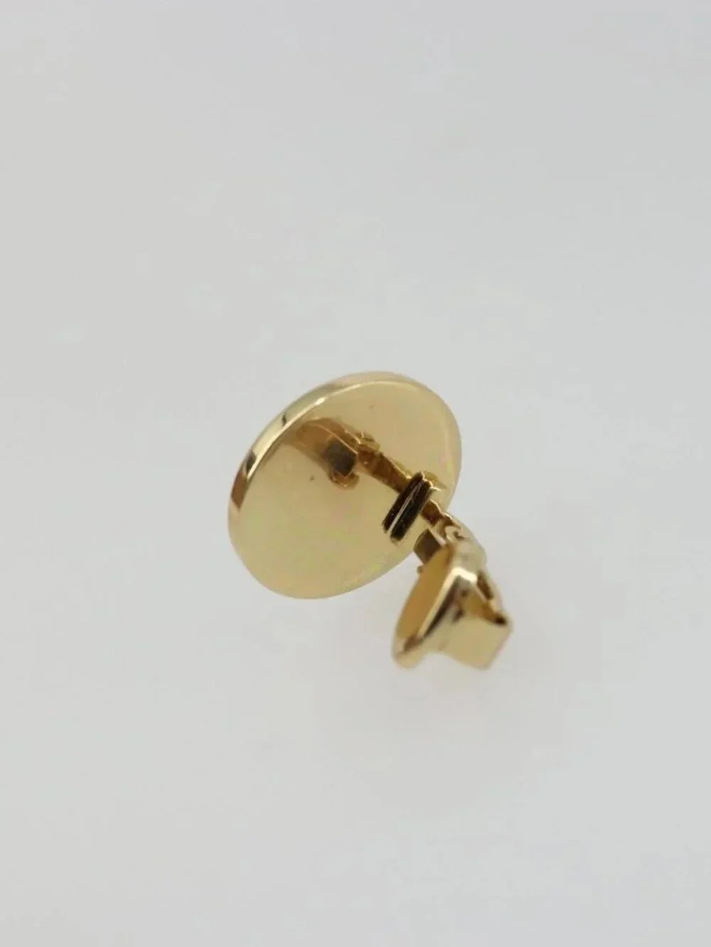 Christian Dior Earring metal Gold Tone Auth ka3906A